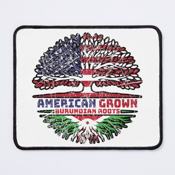 Item preview, Burundi Burundian American USA Tree Roots Flag designed and sold by FlagX.