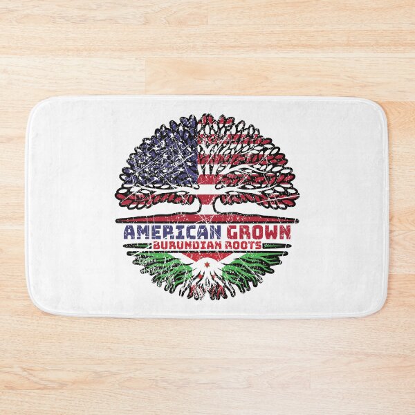 Item preview, Burundi Burundian American USA Tree Roots Flag designed and sold by FlagX.