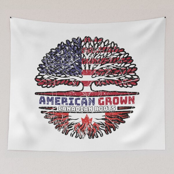 Item preview, Canadian Canada US American USA United States Tree Roots Flag designed and sold by FlagX.