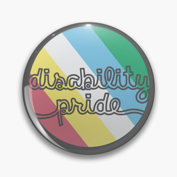 Item preview, Disability Pride Flag Circle designed and sold by Becky-Marie.