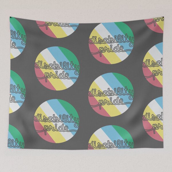 Item preview, Disability Pride Flag Circle designed and sold by Becky-Marie.