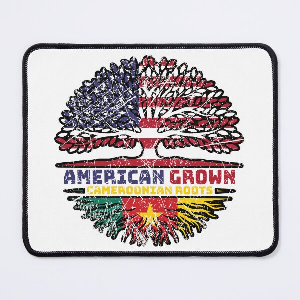 Item preview, Cameroon Cameroonian US American USA United States Tree Roots Flag designed and sold by FlagX.