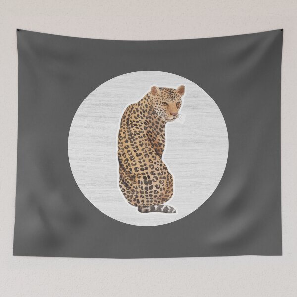 Item preview, Leopard Watercolor Drawing designed and sold by LivingColorful.
