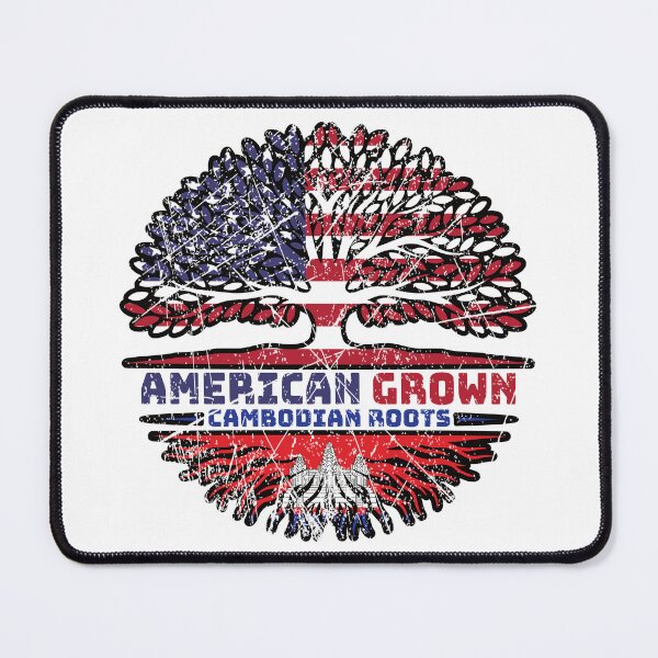 Item preview, Cambodian Cambodia US American USA United States Tree Roots Flag designed and sold by FlagX.