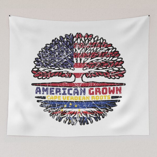 Item preview, Cape Verde US American USA United States Tree Roots Flag designed and sold by FlagX.