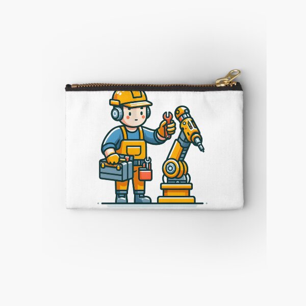 Item preview, Kawaii Robotics Engineer With Tool Belt designed and sold by CanvasCutie.