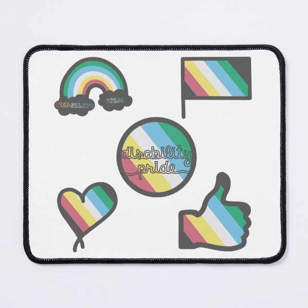 Item preview, Disability Pride Flag set designed and sold by Becky-Marie.