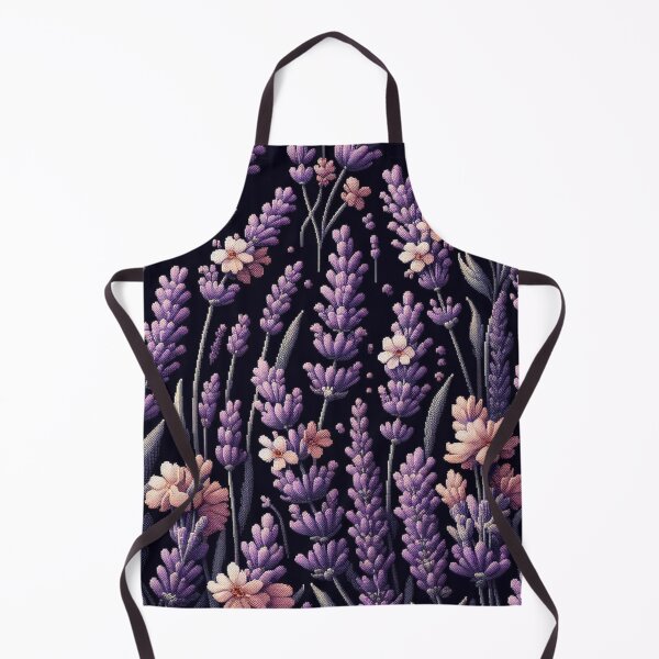 Item preview, watercolor nature, Lavande, watercolor floral, black background designed and sold by asbno19.