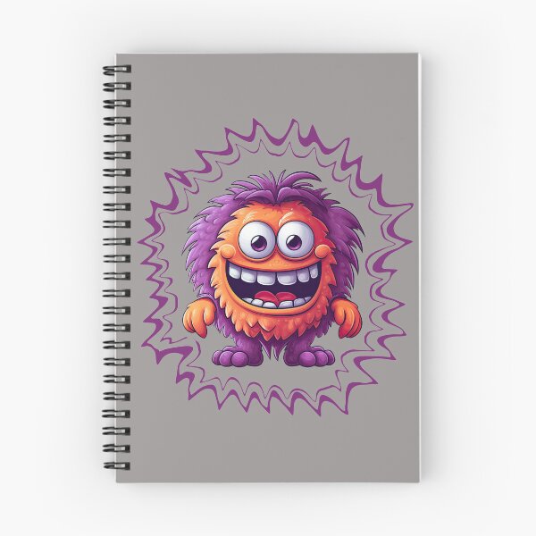 Item preview, Cute smiling purple monster  designed and sold by AllYouNeed777.