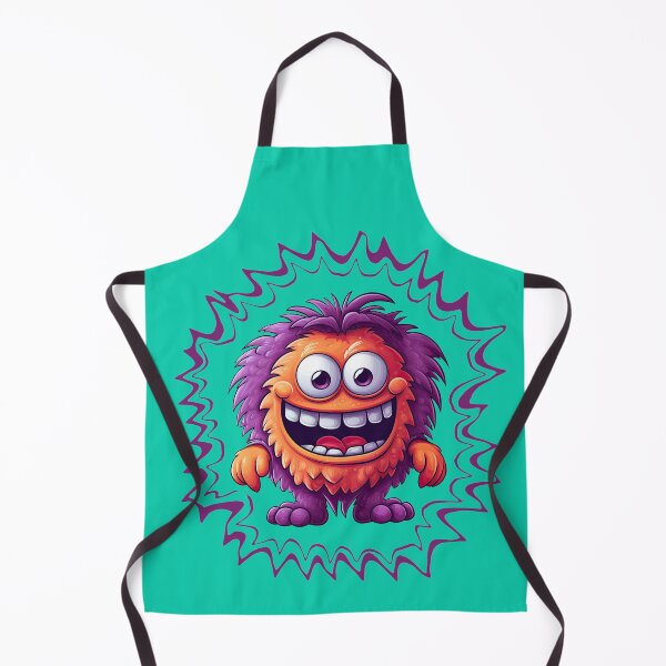 Item preview, Cute smiling purple monster  designed and sold by AllYouNeed777.