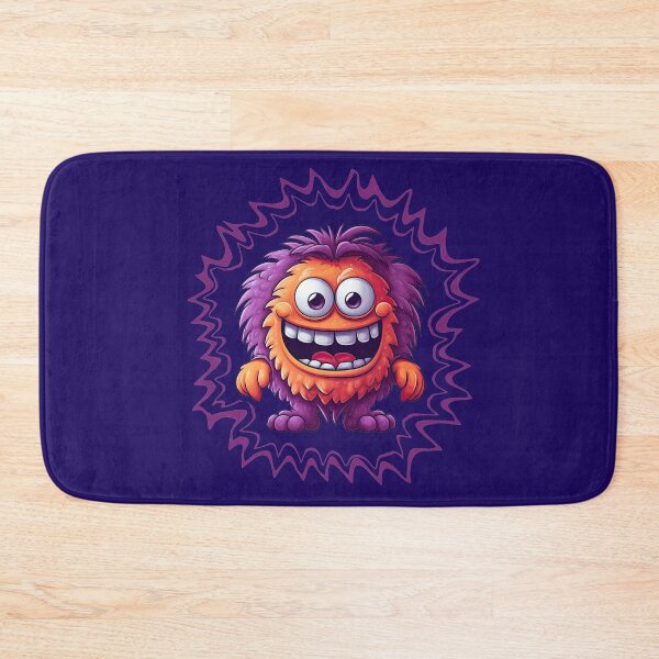 Item preview, Cute smiling purple monster  designed and sold by AllYouNeed777.