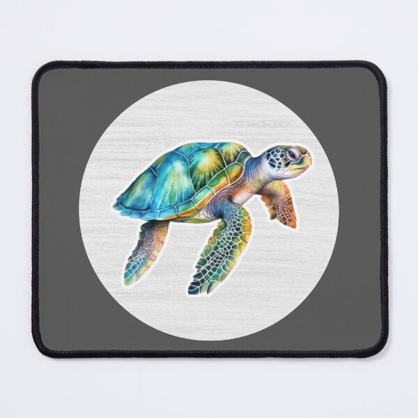Item preview, Turtle Watercolor Drawing designed and sold by LivingColorful.