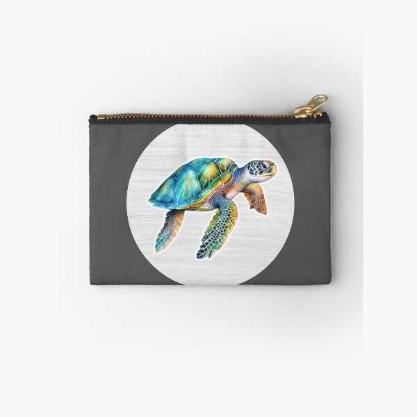 Item preview, Turtle Watercolor Drawing designed and sold by LivingColorful.