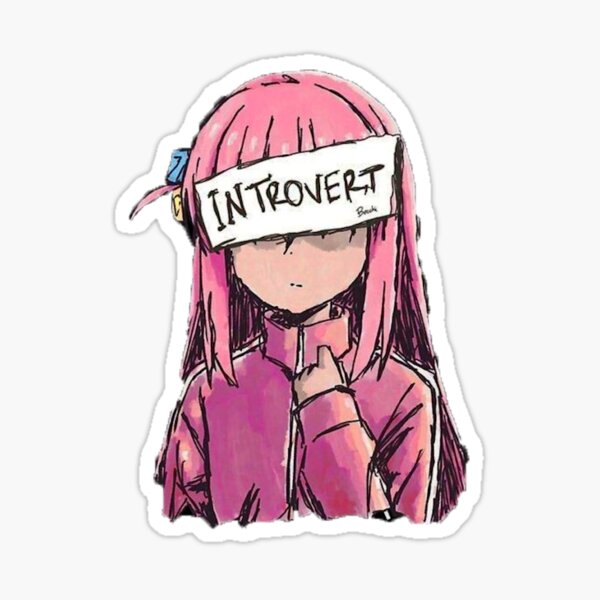 Aperçu de l'œuvre chibi hitori introverti créée et vendue par MarciaGfxt.