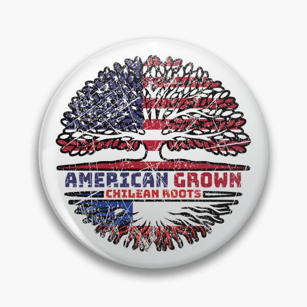 Item preview, Chile Chilean US American USA United States Tree Roots Flag designed and sold by FlagX.