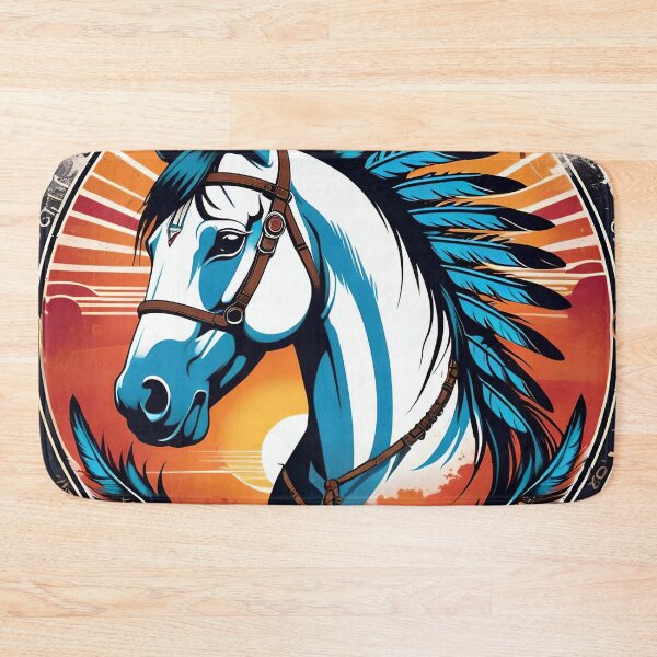 Item preview, Native American Style Animal Art Spirit Horse designed and sold by TheArtOfPat.