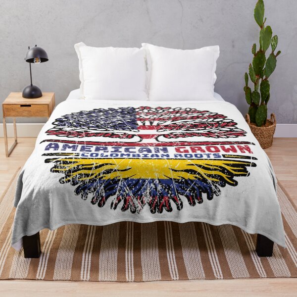 Item preview, Colombia Colombian US American USA United States Tree Roots Flag designed and sold by FlagX.