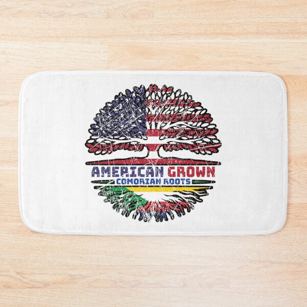 Item preview, Comoros Comorian American USA Tree Roots Flag designed and sold by FlagX.