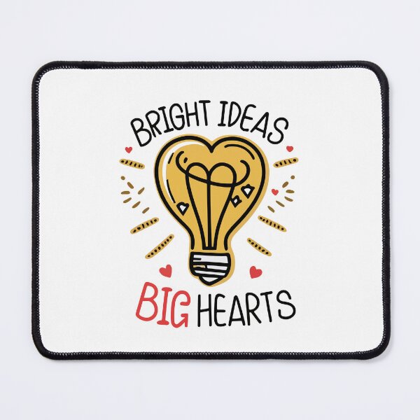 Item preview, Bright Ideas, Big Hearts - Whimsical Light Bulb designed and sold by NiftyWrx.