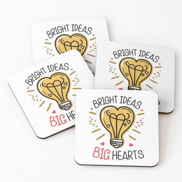 Item preview, Bright Ideas, Big Hearts - Whimsical Light Bulb designed and sold by NiftyWrx.