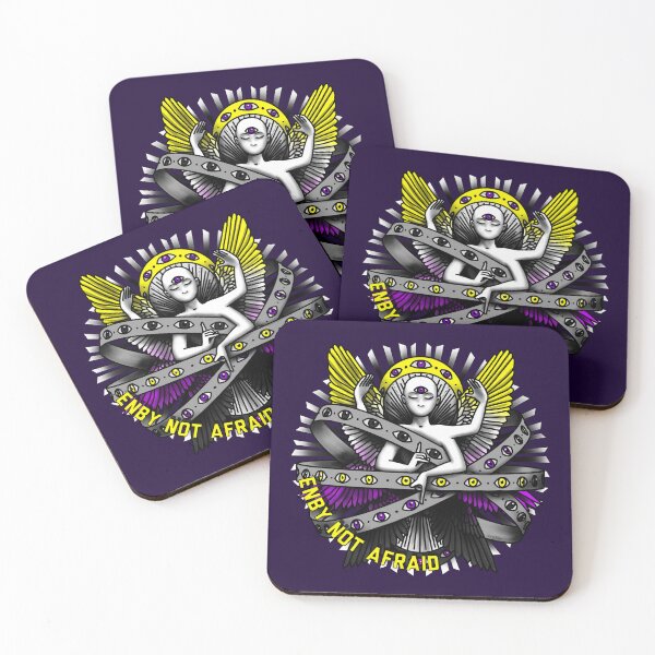 Item preview, Enby Not Afraid  designed and sold by Art by Veya.