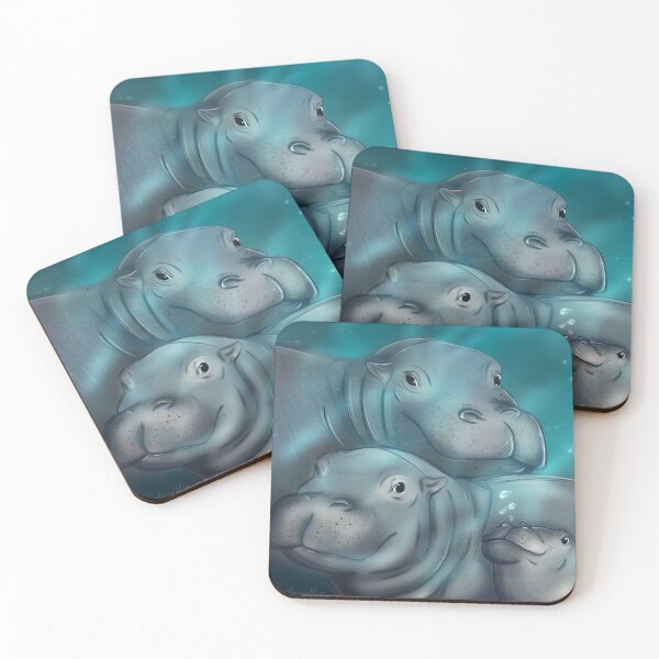 Item preview, Hippo family  designed and sold by fangirldoodlez.