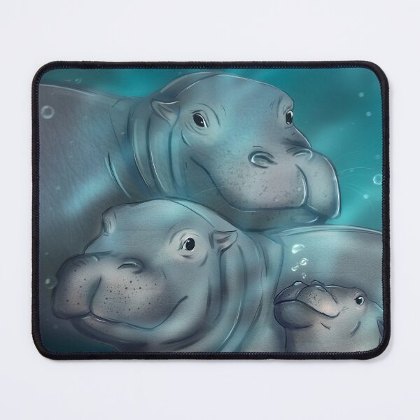 Item preview, Hippo family  designed and sold by fangirldoodlez.