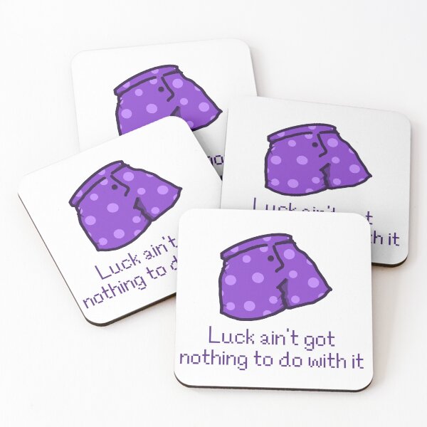 Item preview, Lucky Purple Shorts designed and sold by 2Chauve  Souris.