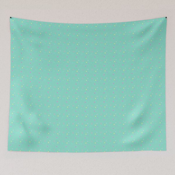 Item preview, Pale turquoise dots pattern | pale blue green dotted designed and sold by lausn.