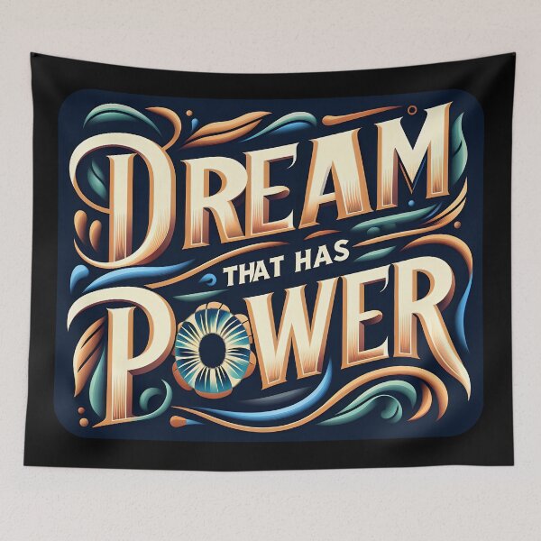 Item preview, dream that has power, typography designed and sold by maxmaj.