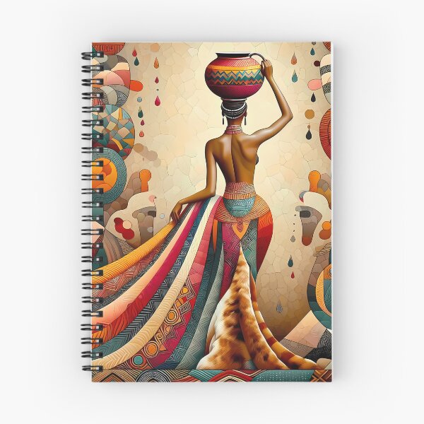 Item preview, mujer africana designed and sold by Vibranta Studio.