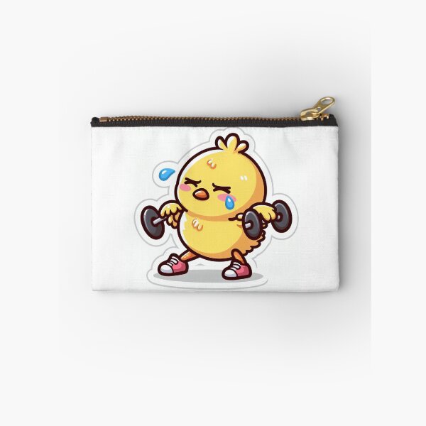 Item preview, Fit Chick: A Cute Exercise Companion designed and sold by StickerStudio27.