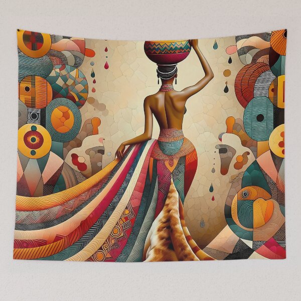Item preview, African woman designed and sold by Vibranta Studio.