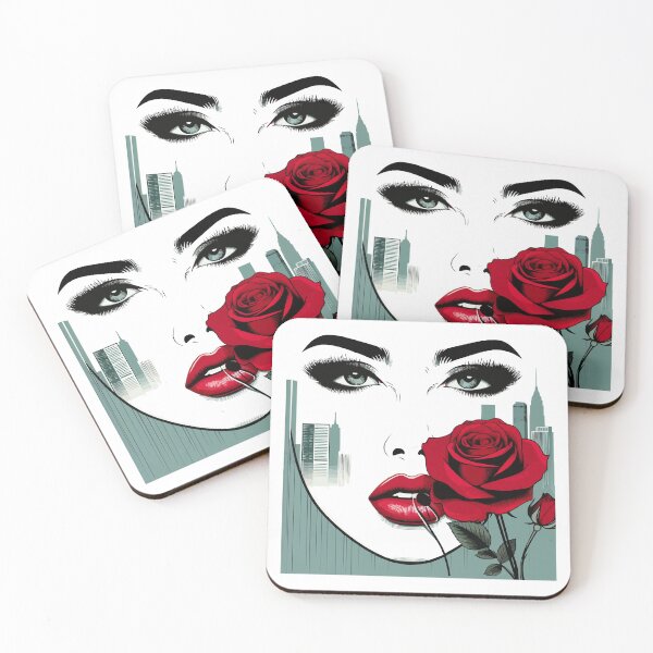 Item preview, Red Lipstick Boldface and Red Rose  designed and sold by Cree8if.