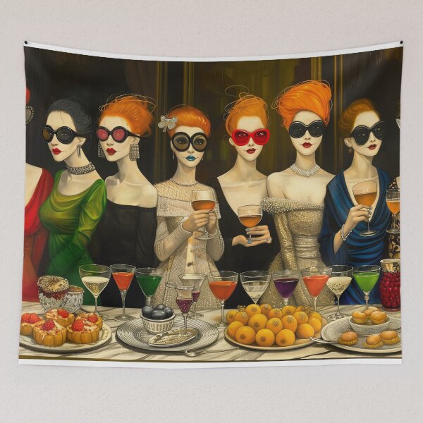 Item preview, dinner party designed and sold by PricklyPeanut.
