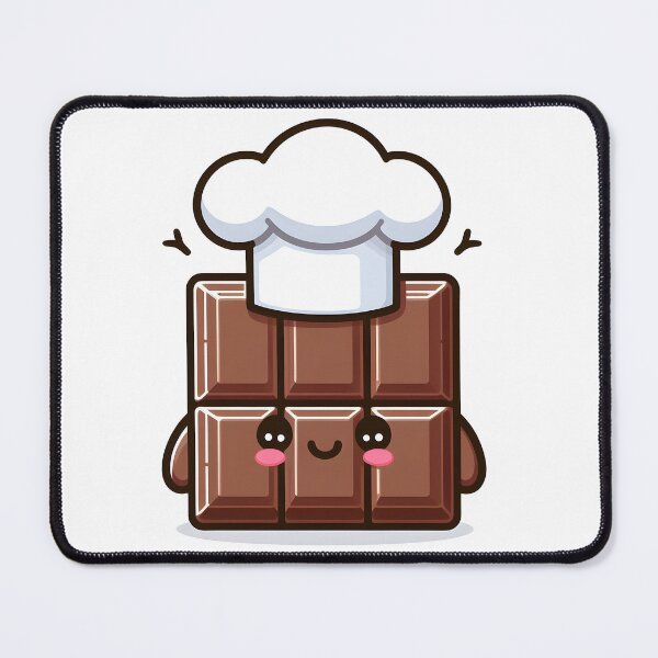 Item preview, Kawaii Chocolate With Chef'S Hat designed and sold by CanvasCutie.