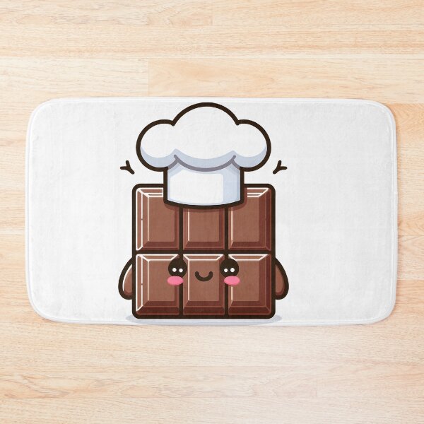 Item preview, Kawaii Chocolate With Chef'S Hat designed and sold by CanvasCutie.