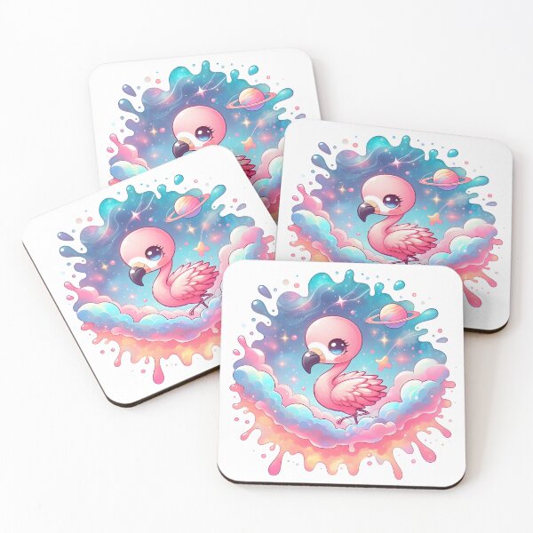 Item preview, Dreamy Flamingo In Space designed and sold by RubisLeaf.