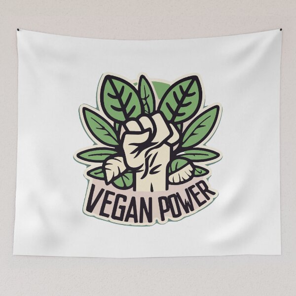 Item preview, Vegan Power - Empowerment and Activism Bold Design designed and sold by NiftyWrx.