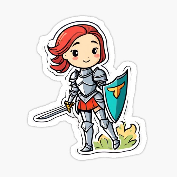 Item preview, Knight Woman designed and sold by NerdscapeDC.