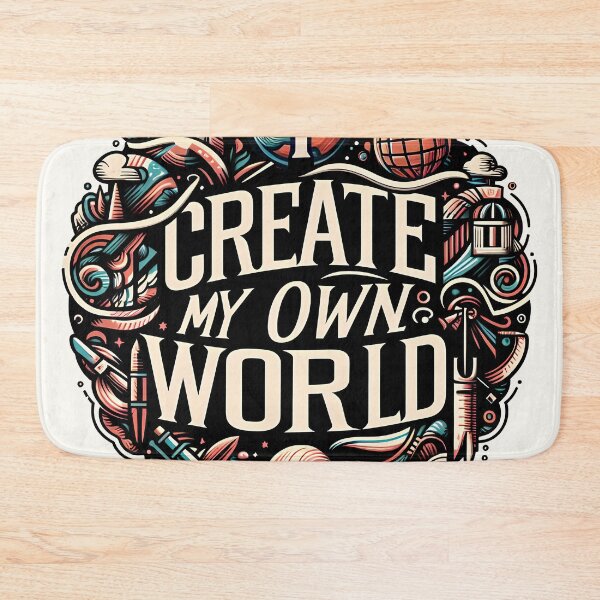 Item preview, I Create My Own, typography designed and sold by maxmaj.