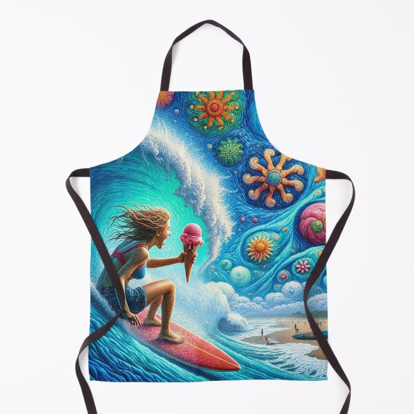 Item preview, Mandala Sky Strawberry Ice Cream Surfer Girl designed and sold by bunnyboiler.