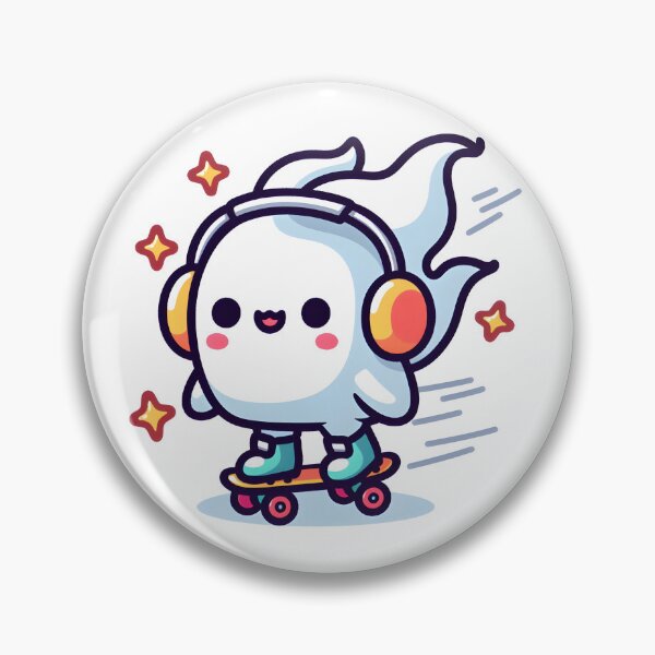Item preview, Kawaii Breezy Lich With Headphones designed and sold by CanvasCutie.