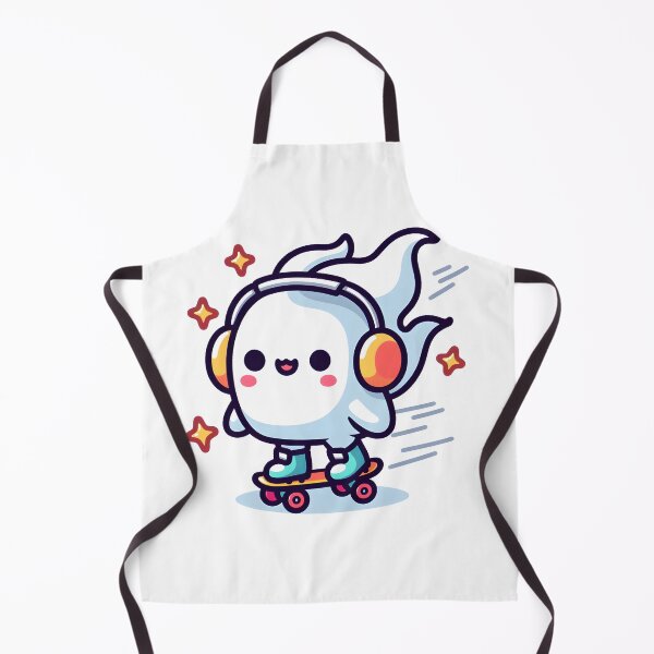 Item preview, Kawaii Breezy Lich With Headphones designed and sold by CanvasCutie.