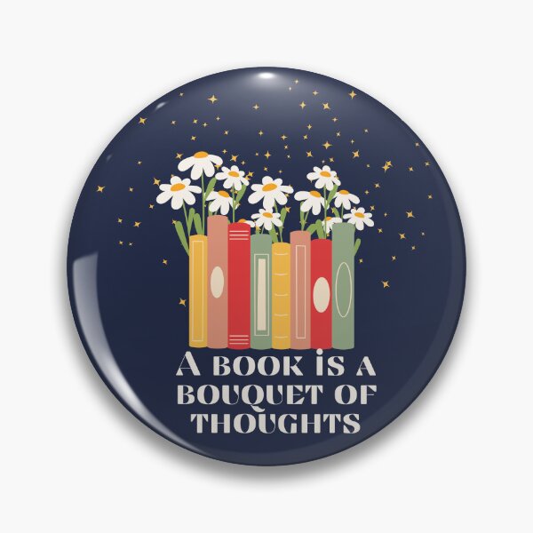 Item preview, A book is a bouquet of thoughts. designed and sold by heartfeltarts93.