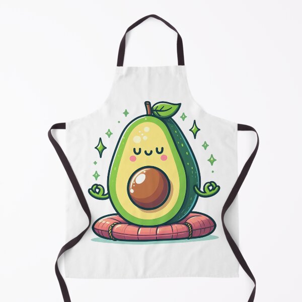 Item preview, Kawaii Meditation Avocado designed and sold by CanvasCutie.