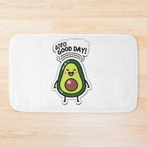 Item preview, Avo Good Day! Cute Smiling Avocado designed and sold by NiftyWrx.