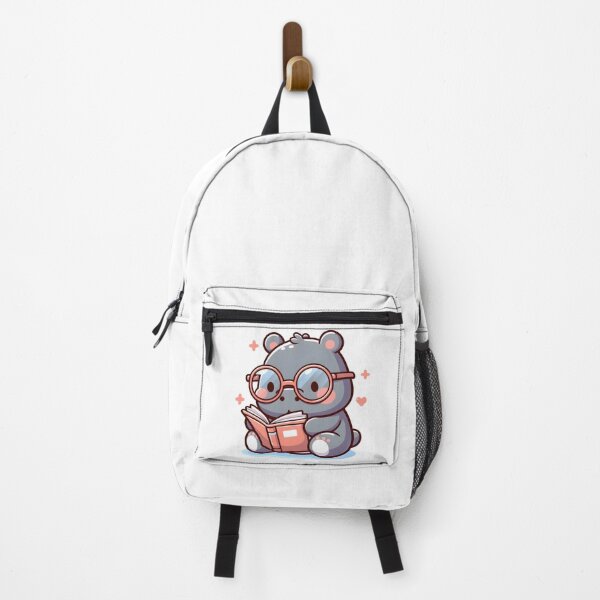 Item preview, Kawaii Hippo With Glasses designed and sold by CanvasCutie.