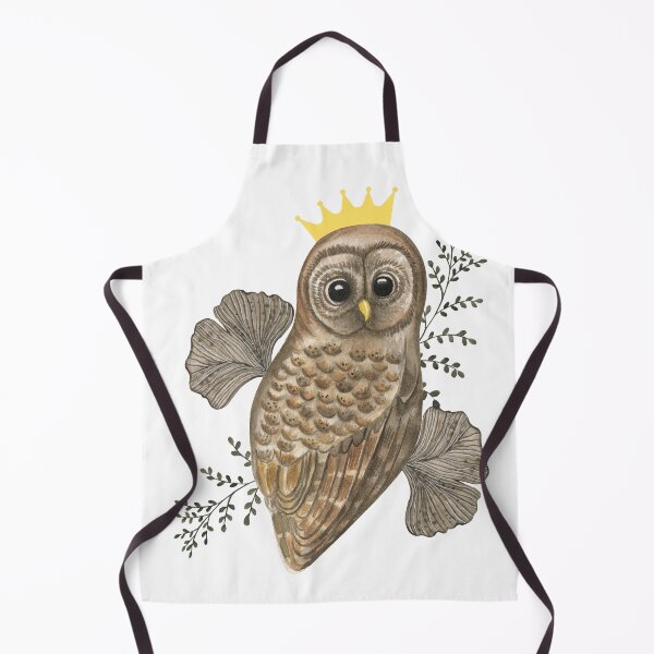 Item preview, Baby barred owl prince designed and sold by FlacoTheOwl.