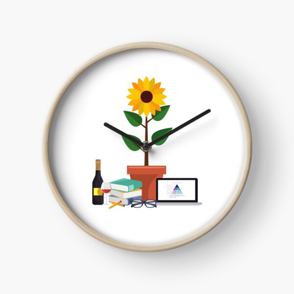 Ladies Be Architects Study Group Logos Clock